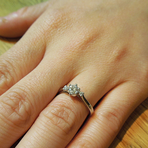 プロポーズ大成功おめでとうございます ご縁に感謝 旭川 結婚指輪 婚約指輪 プロポーズ Kiori Diamond